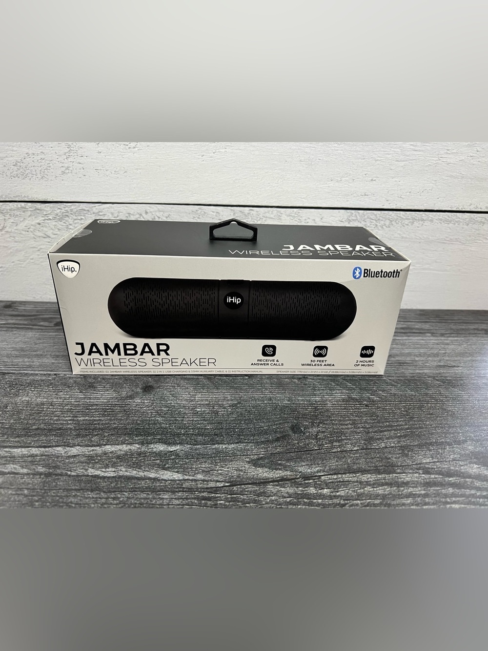 h.i.p. Jambar Wireless Speaker - Black